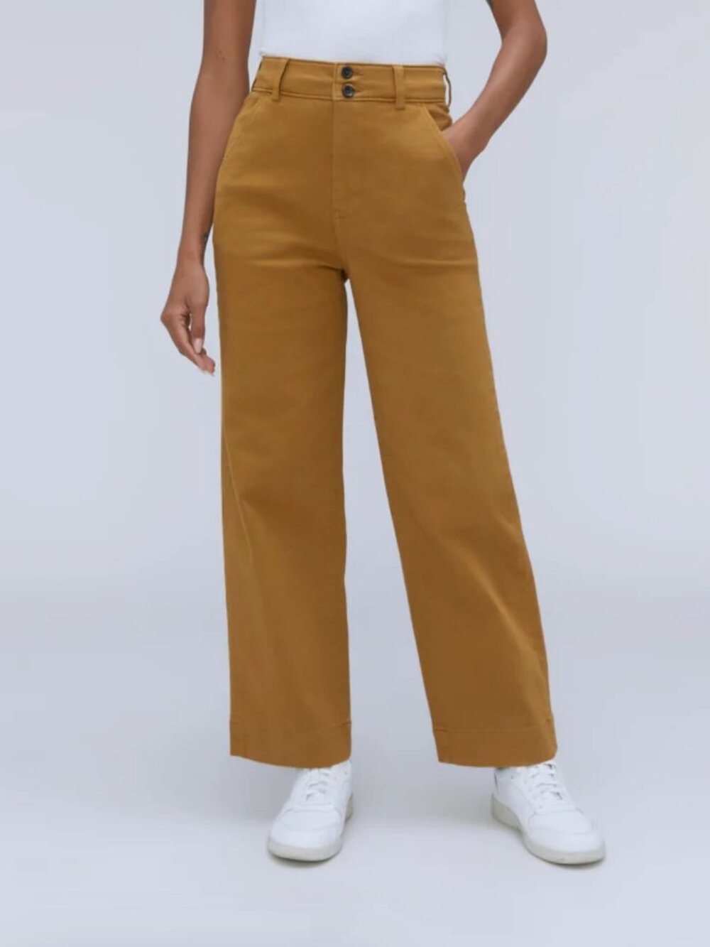 Everlane Organic Wide Let Pant size 2